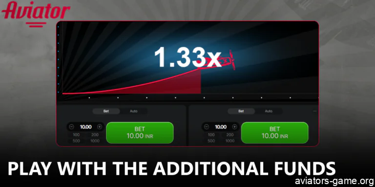 Play Aviator with the additional funds